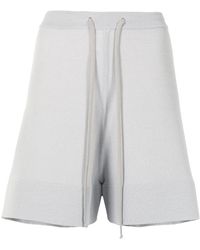 Rick Owens - Knee-Length Knitted Shorts - Lyst