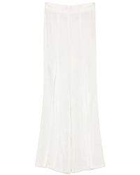 SIMONA CORSELLINI - Front-Slit Trousers - Lyst