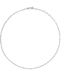 Monica Vinader - Textured-Chain Necklace - Lyst