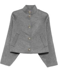 Loulou de Saison - High-Neck Button-Fastening Jacket - Lyst