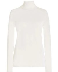 Gabriela Hearst - Ribbed-Knit Roll-Neck Sweater - Lyst