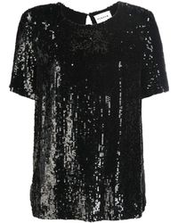 P.A.R.O.S.H. - Top Con Paillettes - Lyst