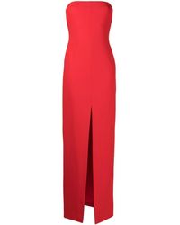 Solace London - Bysha Strapless Stretch-crepe Maxi Dress - Lyst