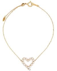 PERSÉE - 18Kt Aphrodite Diamond And Pearl Bracelet - Lyst