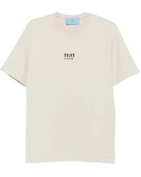 11 11 L.U.C.K. - Logo-Print T-Shirt - Lyst