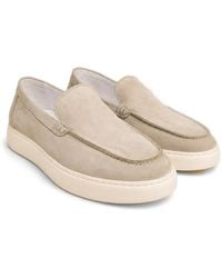 Poche Paris - Suede Slip-On Loafers - Lyst