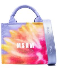 MSGM - Canvas-Shopper - Lyst