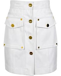 Elisabetta Franchi - Button-Down Pocket-Detail Skirt - Lyst