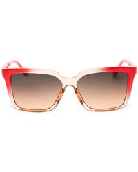 Guess - Sonnenbrille Mit Eckigem Gestell - Lyst