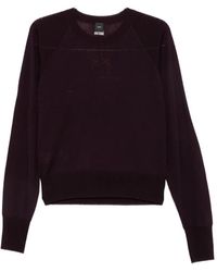 Pinko - Love Birds-Embroidered Raglan-Sleeve Sweater - Lyst