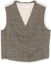 Our Legacy - Raw-Hem V-Neck Waistcoat - Lyst