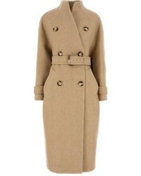 Sportmax - Adatti Double-Breasted Belted Coat - Lyst