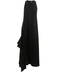 JW Anderson - Sleeveless Draped Midi Dress - Lyst