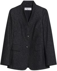 Max Mara - Denim Effect Cotton Jacket - Lyst