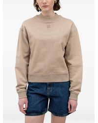 HUGO - Logo-Embroidered Mock-Neck Sweater - Lyst