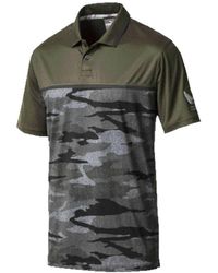 PUMA - Polo Con Motivo Camouflage - Lyst