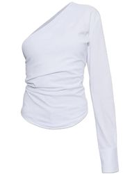 DSquared² - One-Shoulder Ruched Top - Lyst