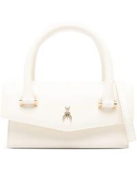 Patrizia Pepe - Fly Bamby Handles Logo Tote Bag - Lyst