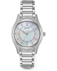 Bulova - Montre À Ornements En Cristal Mm - Lyst
