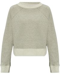 Victoria Beckham - Sweatshirt Mit U-Boot-Ausschnitt - Lyst