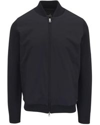 Wahts - Paxton Panelled Zip-Up Bomber Jacket - Lyst