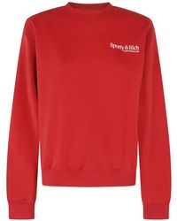 Sporty & Rich - Logo-Print Sweater - Lyst