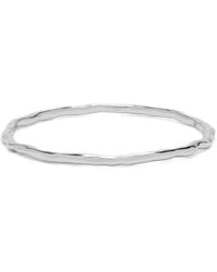 Astrid & Miyu - Molten Bangle Bracelet - Lyst