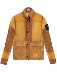Stone Island - Button Flap Pocket Jacket - Lyst