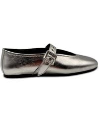 Guglielmo Rotta - Buckle Strap Ballet Flats - Lyst