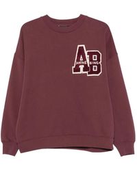 Anine Bing - Miles Logo-Detail Sweatshirt - Lyst