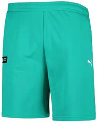 PUMA - Short De Survêtement X Mercedes Amg Petronas À Logo Imprimé - Lyst