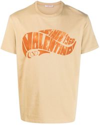 Valentino Garavani - T-shirt Met Print - Lyst