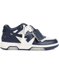 Off-White c/o Virgil Abloh - Out Of Office Leren Sneakers Met Pijlpatch - Lyst