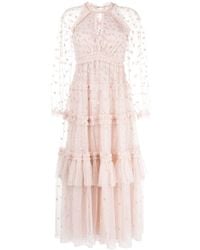 Needle & Thread - Blossom Sequin-embellished Gown - Lyst