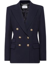 Philipp Plein - Marine Fit Double-Breasted Blazer Teddy - Lyst