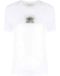 Stella McCartney - Logo-Patch Cotton T-Shirt - Lyst