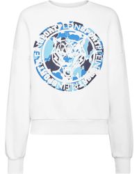 Philipp Plein - Carbon Tiger Cotton Sweatshirt - Lyst
