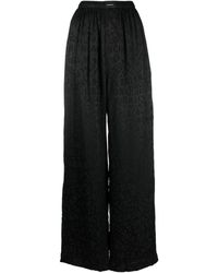 Balenciaga Pyjama-Hose aus Seide - Schwarz
