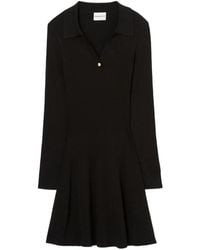 Claudie Pierlot - Robe Courte En Maille Fine - Lyst