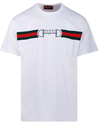 Gucci - Cotton Jersey T-Shirt - Lyst