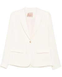 Twinset - Heart-Motif Single-Breasted Blazer - Lyst