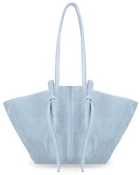 Yuzefi - Large Mochi Suede Shoulder Bag - Lyst