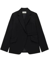 WE-AR4 - Blazer Fruncido Con Solapas De Muesca - Lyst