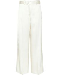 Jil Sander - Pantalon Palazzo À Taille Haute - Lyst