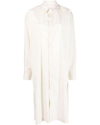 Lemaire - Robe-chemise en coton à manches longues - Lyst