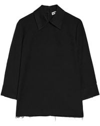 Jil Sander - Wool Blouse - Lyst