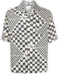 Rhude - Hemd mit geometrischem Print - Lyst
