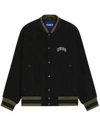 HUGO - Varsity Jacket - Lyst