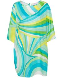 PUCCI - Iride-Print Cotton Dress - Lyst