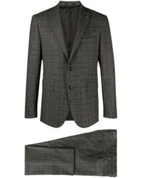 Tagliatore - Plaid-check Pattern Single-breasted Suit - Lyst